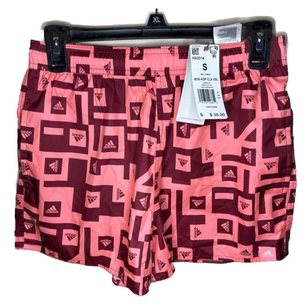 Adidas BOS Aop CLX VSL Men's Swimming Shorts Size Small new With Tags